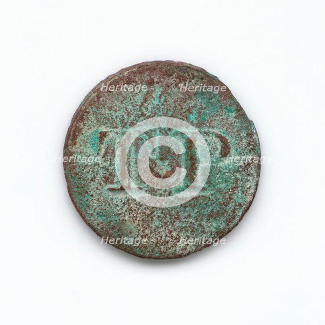 Identification button used by Thomas Porter II, ca. 1820. Creator: Unknown.