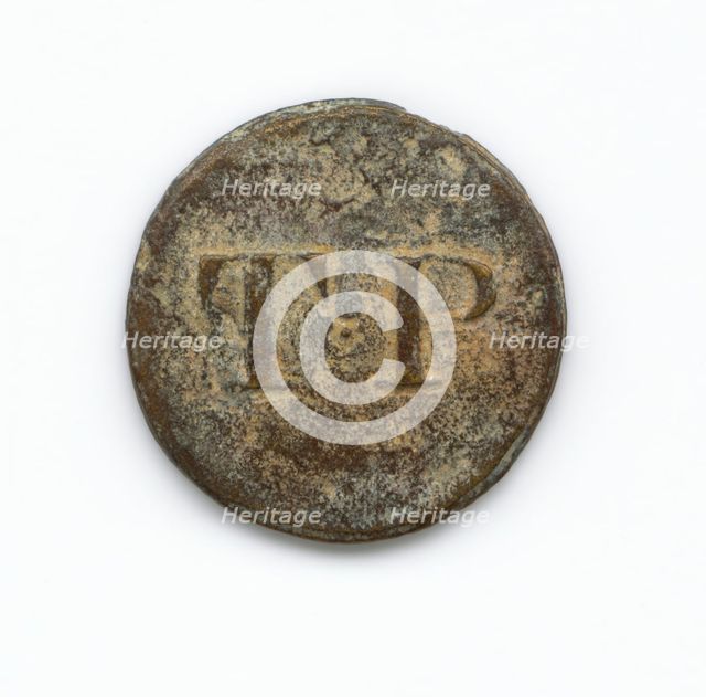Identification button used by Thomas Porter II, ca. 1820. Creator: Unknown.