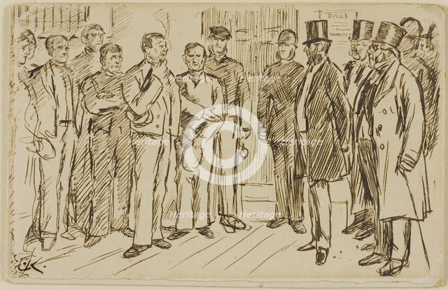 Identification of Prisoner, n.d. Creator: Charles Samuel Keene.