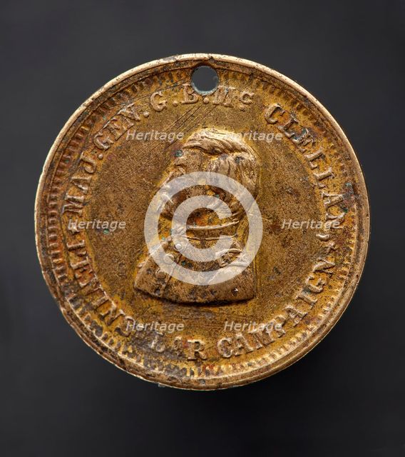 Identification tag for C.P. More [sic], 1863 - 1864. Creator: Unknown.
