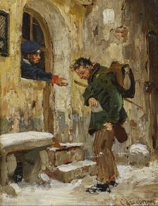 Identity card control. Creator: Kronberger, Carl (1841-1921)