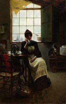 Idle, 1890. Creator: Francisco Maura y Montaner