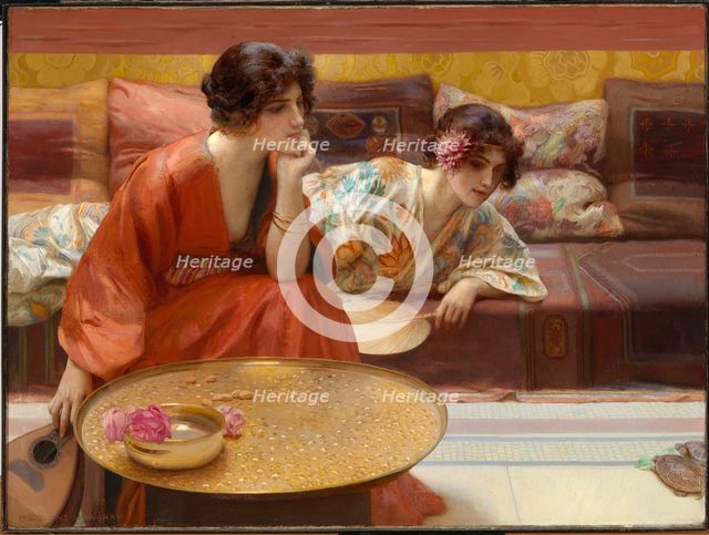Idle Hours, 1895. Creator: H. Siddons Mowbray.