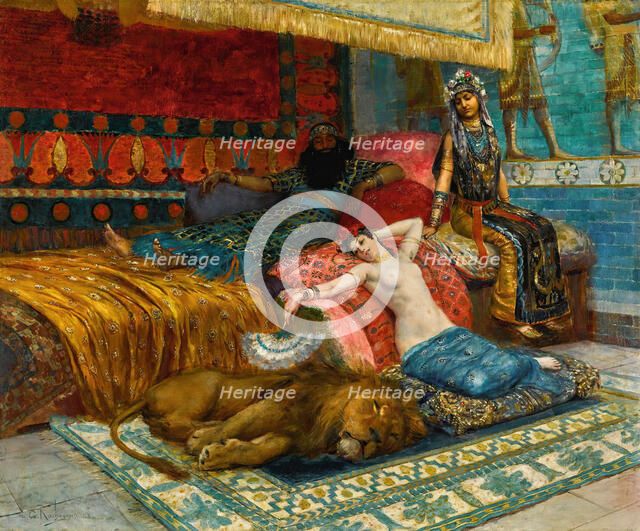 Idle moments , 1888. Creator: Rochegrosse, Georges Antoine (1859-1938).