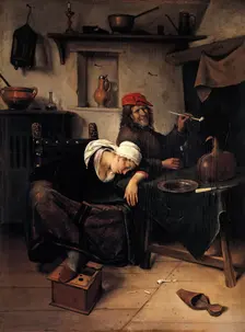 Idlers, 1660. Creator: Jan Steen