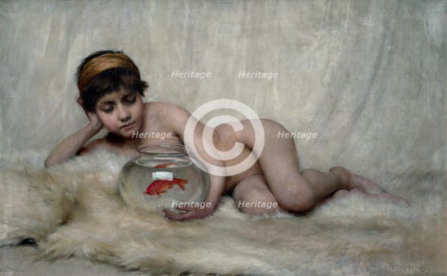 Idlesse, 1887. Creator: Thomas Benjamin Kennington.