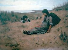 Idling on the Sands, Forvie, 1882. Creator: Alexander Mann