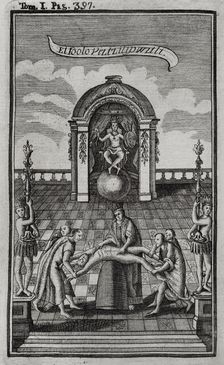 Idol Vitzliputzli (Huitzilopochtli), Mexican idol. 1771. Creator: Unknown