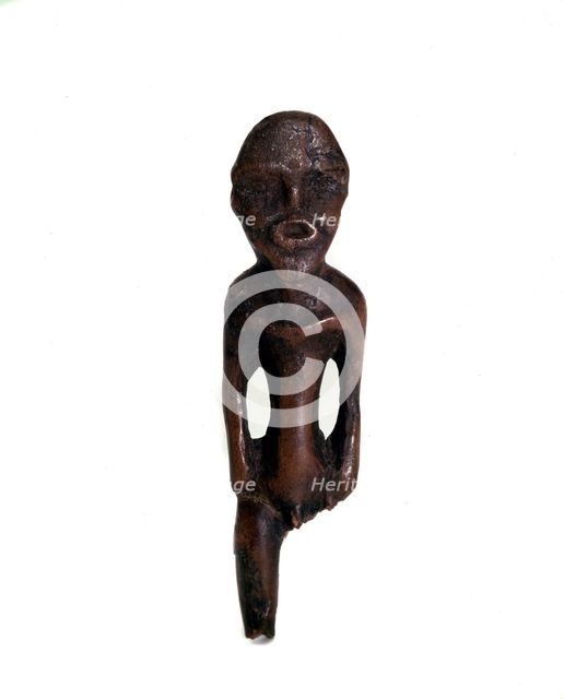 Idol carved from elk antler, Russian Forest Cultures, 1st half of 2nd millenium BC. Artist: Unknown