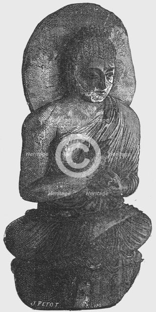 'Idol of an Indian Temple; Notes on the Ancient Temples of India', 1875. Creator: Unknown.