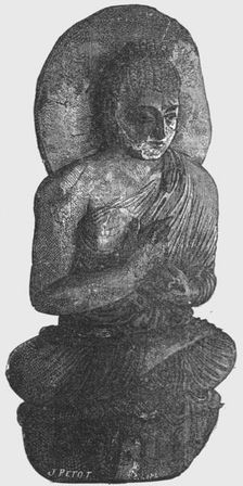 Idol of an Indian Temple; Notes on the Ancient Temples of India 1875. Creator: Unknown