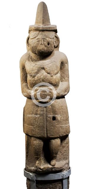 Idol or Stone woman (kamennaya baba), 12th century. Artist: Anthropomorphic stelaes  