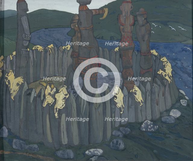 Idols, 1901. Artist: Roerich, Nicholas (1874-1947)