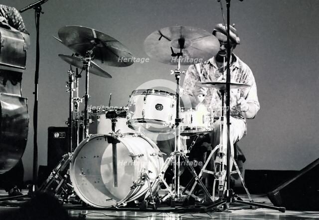 Idris Muhammad, Brecon Jazz Festival, Powys, Wales, 1998. Artist: Brian O'Connor