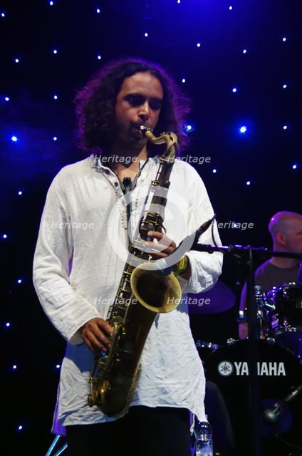 Idris Rahman, Love Supreme Jazz Festival, Glynde, East Sussex, 2013. Artist: Brian O'Connor
