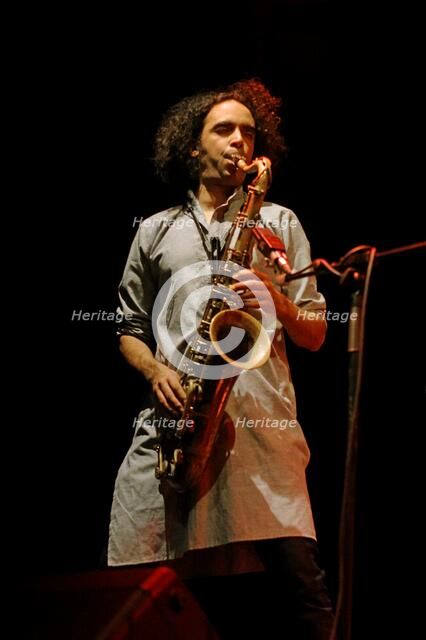 Idris Rahman, Ropetackle Arts Centre, Shoreham, West Sussex, Jan 2016. Artist: Brian O'Connor.