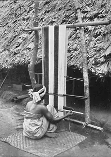 Iebu weaver, 1912. Artist: AW Gelston