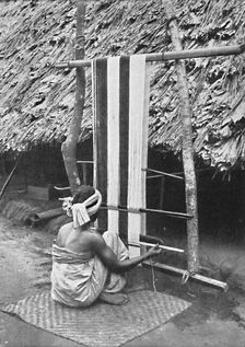 Iebu weaver, 1912. Artist: AW Gelston