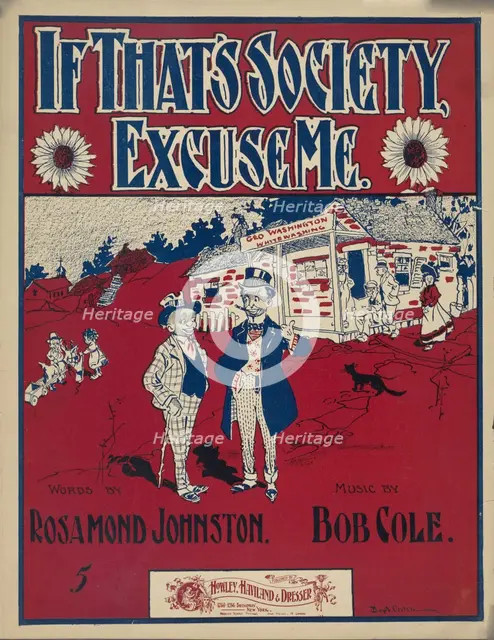 'If that's society, excuse me', 1900. Creator: Bert Cobb.