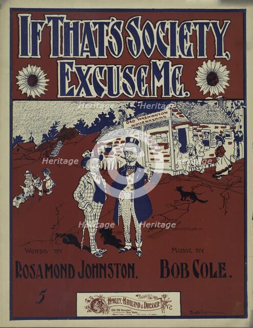 'If that's society, excuse me', 1900. Creator: Bert Cobb.