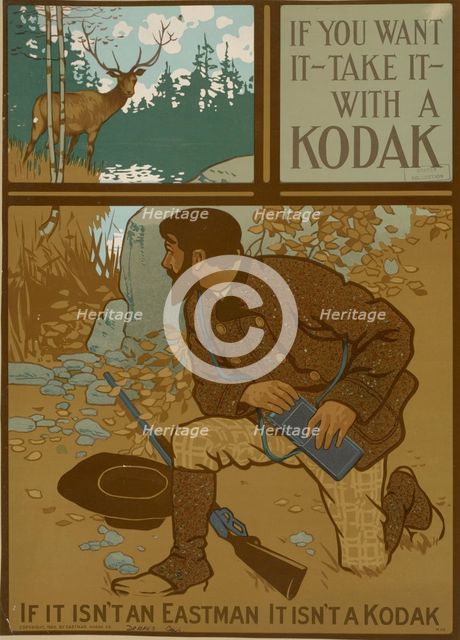 If you want it - take it - with a Kodak, c1900. Creator: Unknown.