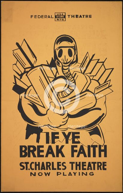 If Ye Break Faith, New Orleans, 1938. Creator: Unknown.