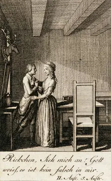Iffland's Jager, 1786. Creator: Daniel Nikolaus Chodowiecki