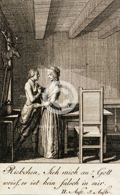 Iffland's Jager, 1786. Creator: Daniel Nikolaus Chodowiecki.