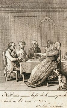 Iffland's Jager, 1786. Creator: Daniel Nikolaus Chodowiecki