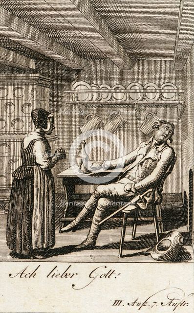Iffland's Jager, 1786. Creator: Daniel Nikolaus Chodowiecki.