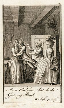Iffland's Jager, 1786. Creator: Daniel Nikolaus Chodowiecki