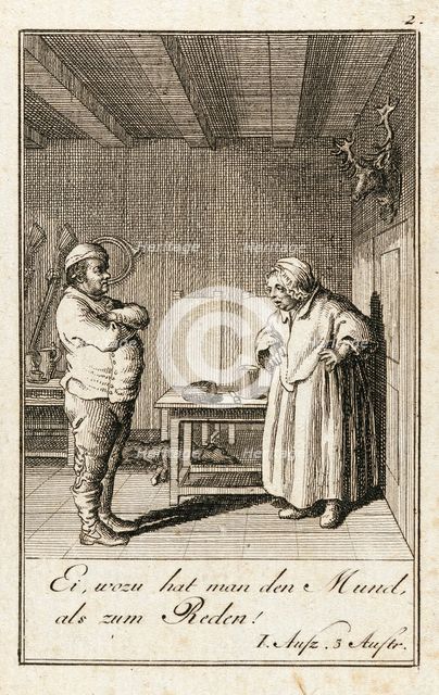 Iffland's Jager, 1786. Creator: Daniel Nikolaus Chodowiecki.