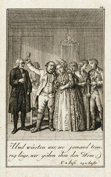 Iffland's Jager, 1786. Creator: Daniel Nikolaus Chodowiecki