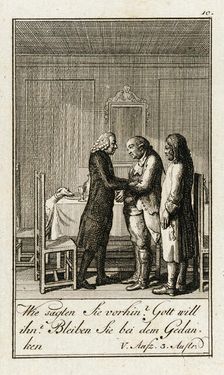 Iffland's Jager, 1786. Creator: Daniel Nikolaus Chodowiecki