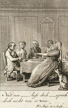 Iffland's Jager, 1786. Creator: Daniel Nikolaus Chodowiecki