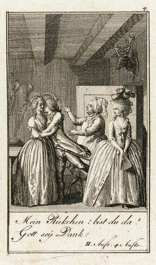 Iffland's Jager, 1786. Creator: Daniel Nikolaus Chodowiecki