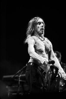 Iggy Pop performing live at the Alexandra Palace, London, 28 May 2025. Creator: Annapaola Marchesani