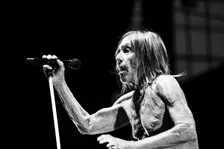 Iggy Pop performing live at the Alexandra Palace, London, 28 May 2025. Creator: Annapaola Marchesani