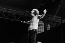 Iggy Pop performing live at the Alexandra Palace, London, 28 May 2025. Creator: Annapaola Marchesani