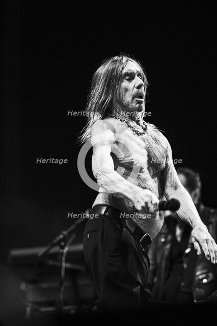 Iggy Pop performing live at the Alexandra Palace, London, 28 May 2025. Creator: Annapaola Marchesani.