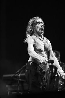 Iggy Pop performing live at the Alexandra Palace, London, 28 May 2025. Creator: Annapaola Marchesani
