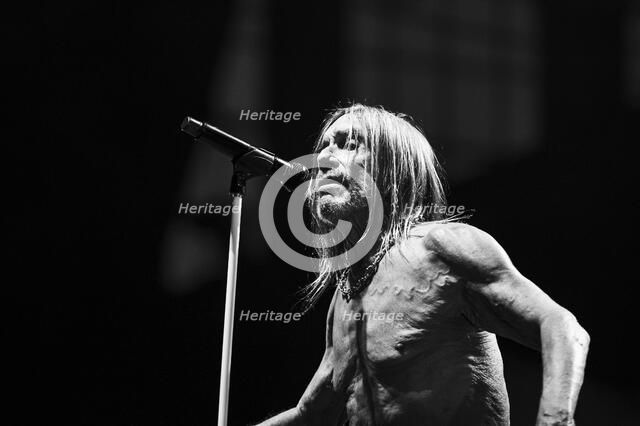 Iggy Pop performing live at the Alexandra Palace, London, 28 May 2025. Creator: Annapaola Marchesani.