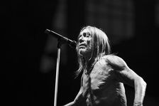 Iggy Pop performing live at the Alexandra Palace, London, 28 May 2025. Creator: Annapaola Marchesani