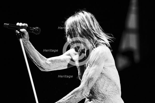 Iggy Pop performing live at the Alexandra Palace, London, 28 May 2025. Creator: Annapaola Marchesani.