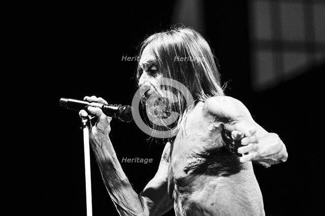 Iggy Pop performing live at the Alexandra Palace, London, 28 May 2025. Creator: Annapaola Marchesani.