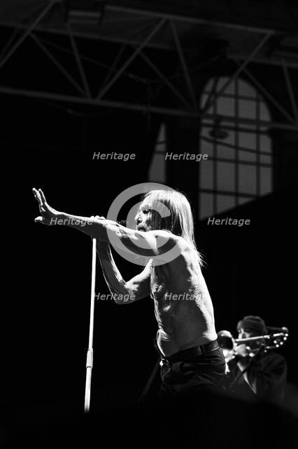 Iggy Pop performing live at the Alexandra Palace, London, 28 May 2025. Creator: Annapaola Marchesani.