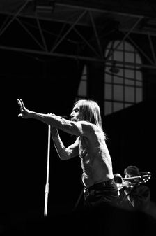Iggy Pop performing live at the Alexandra Palace, London, 28 May 2025. Creator: Annapaola Marchesani