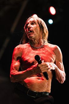 Iggy Pop performing live at the Alexandra Palace, London, 28 May 2025. Creator: Annapaola Marchesani