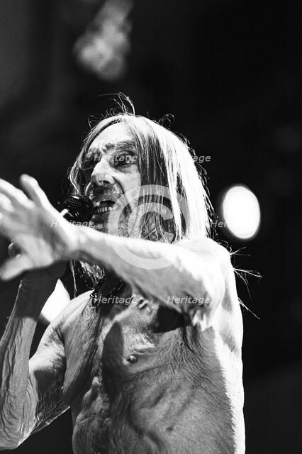 Iggy Pop performing live at the Alexandra Palace, London, 28 May 2025. Creator: Annapaola Marchesani.