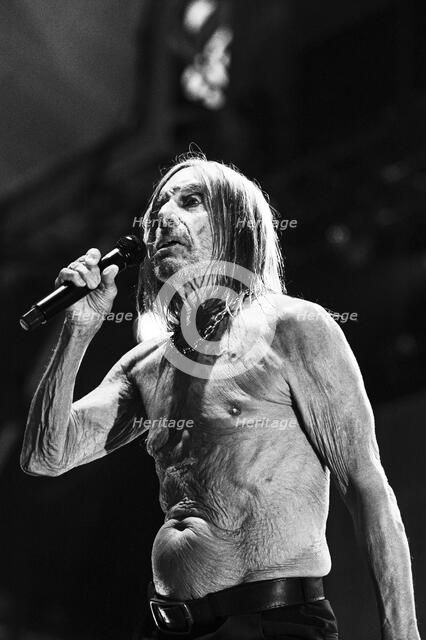Iggy Pop performing live at the Alexandra Palace, London, 28 May 2025. Creator: Annapaola Marchesani.